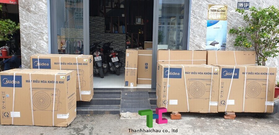 Thi công lắp đặt máy lạnh âm trần Midea