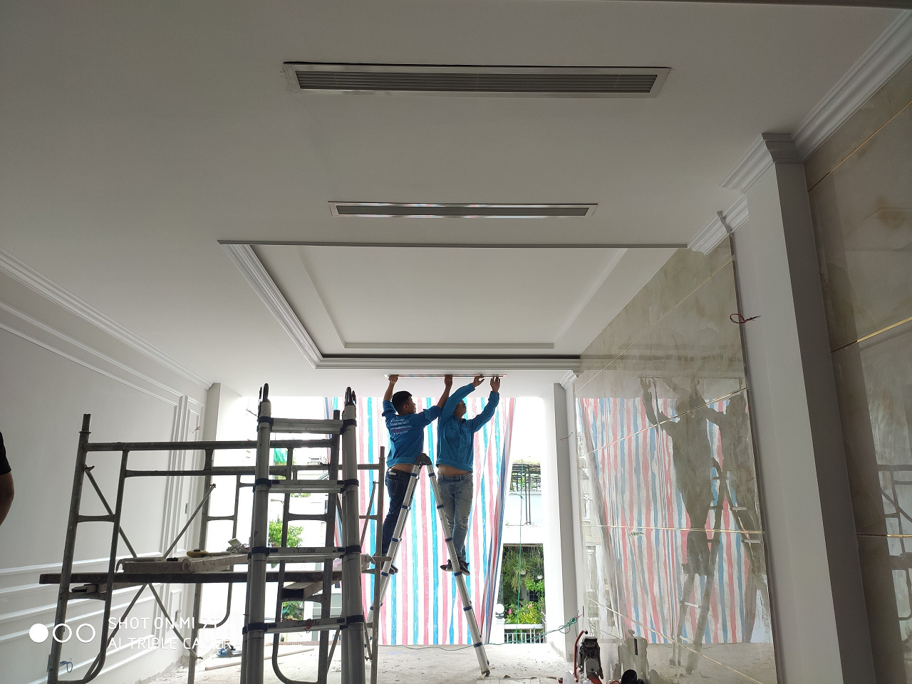 Thi công máy lạnh nhà phố