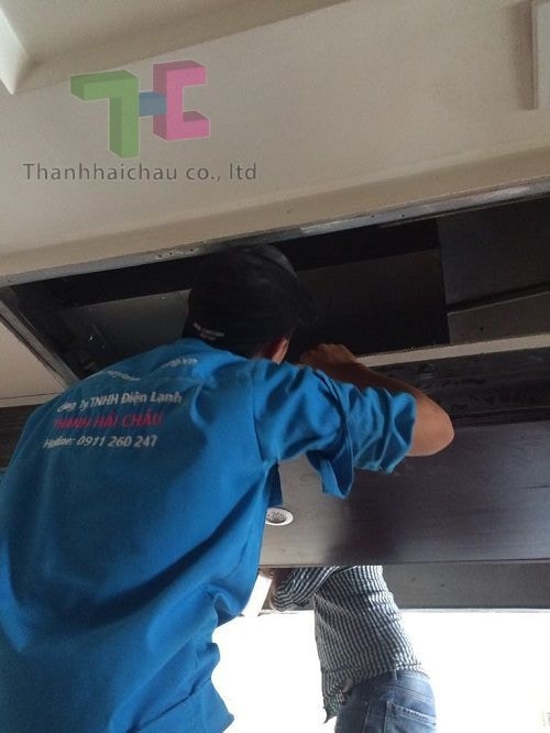 lắp đặt máy lạnh giấu trần cho biệt thự