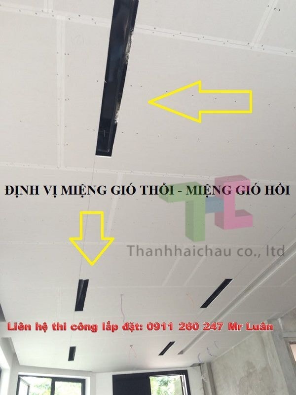 Thi công máy lạnh giấu trần nối ống gió
