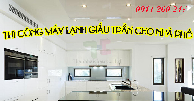 Thiết Kế, Thi Công Máy Lạnh Giấu Trần Nối Ống Gió 2.5 HP Trọn Gói