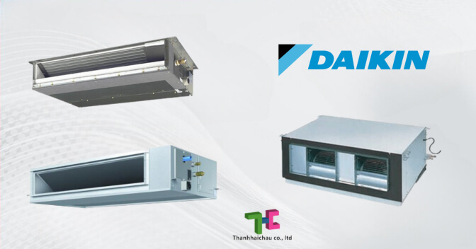 Tổng hợp máy lạnh giấu trần nối ống gió Daikin theo áp suất tĩnh
