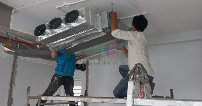 Thi công hệ thống máy lạnh multi Daikin cho chung cư Happy Valley quận 7