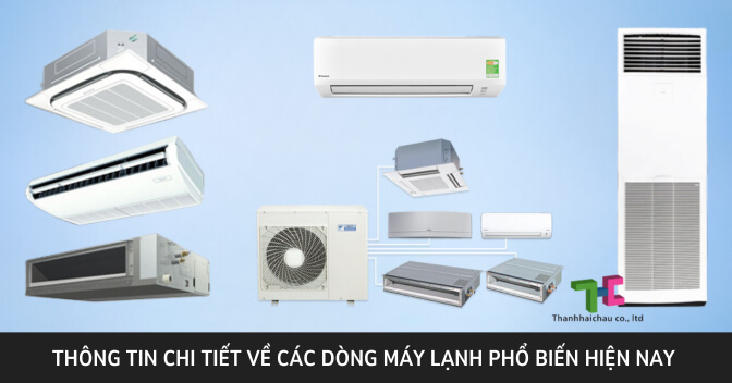 Thông tin chi tiết về các dòng máy lạnh phổ biến hiện nay
