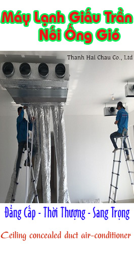 Máy lạnh giấu trần nối ống gió
